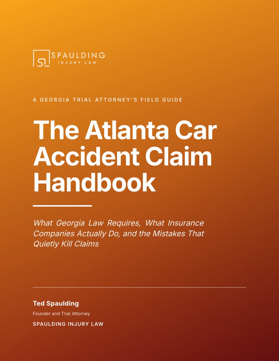 The Atlanta Car Accident Claim Handbook cover